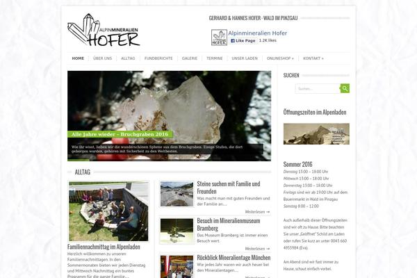 Leaf theme site design template sample