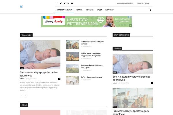 Authentic-child theme site design template sample