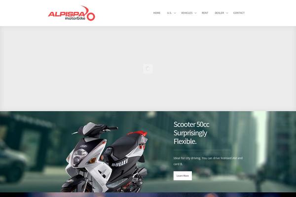 District theme site design template sample