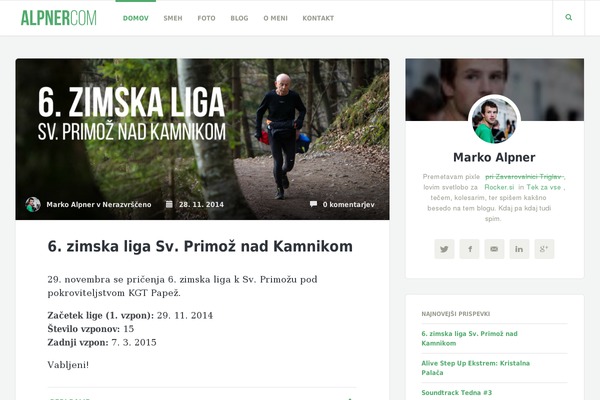 Readable theme site design template sample