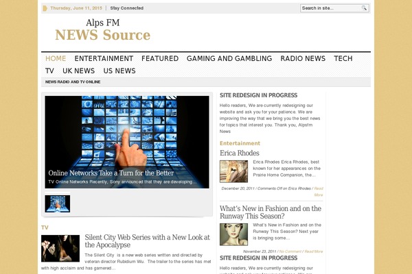 Advanced Newspaper theme site design template sample
