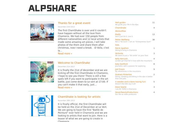 alpshare.com site used Alpshare-main