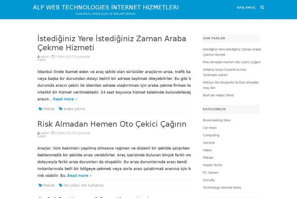 ChromeNews theme site design template sample