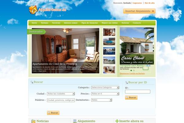 RealEstate theme site design template sample
