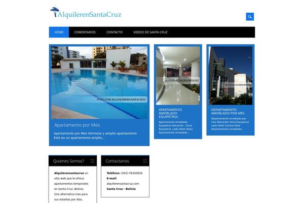 Surfarama theme site design template sample