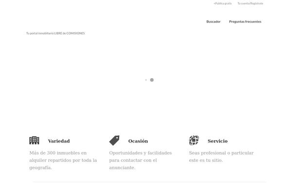 Realty theme site design template sample