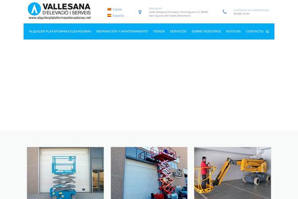 Industrial theme site design template sample