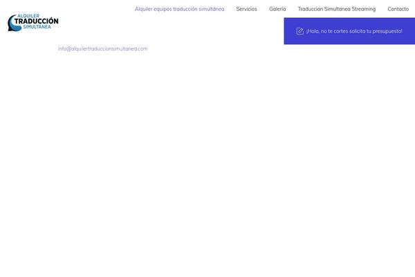 alquilertraduccionsimultanea.com site used ProLingua