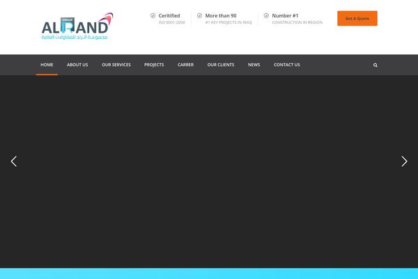 Realfactory theme site design template sample