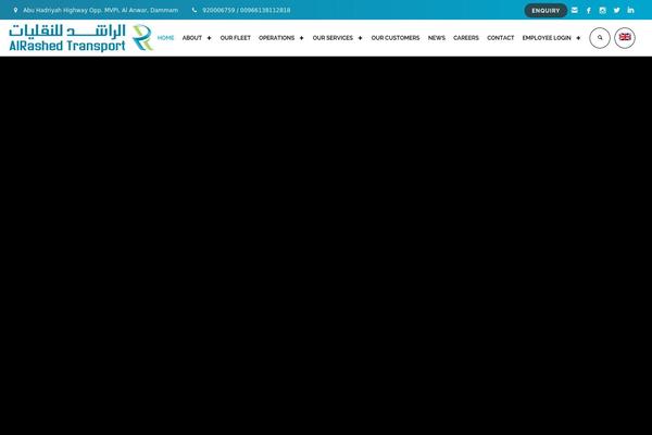 Logistic theme site design template sample