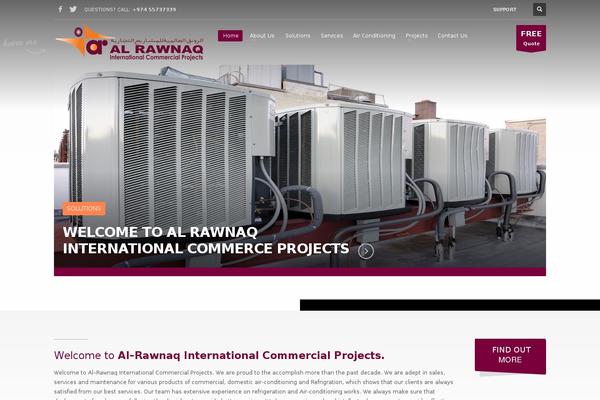 Theratio theme site design template sample