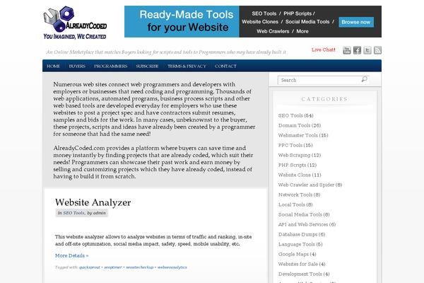 WhiteHouse theme site design template sample