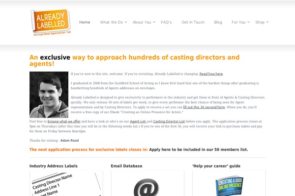 Sterling theme site design template sample