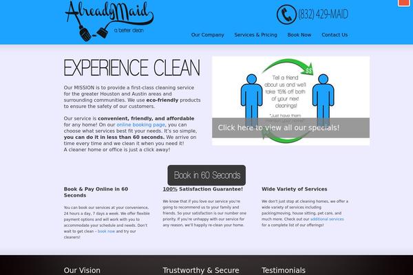 Nimble theme site design template sample