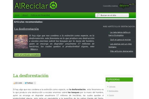 alreciclar.com site used Unusuario2