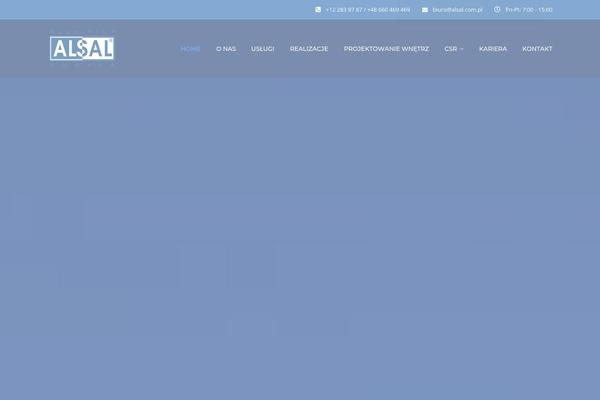 Construct theme site design template sample