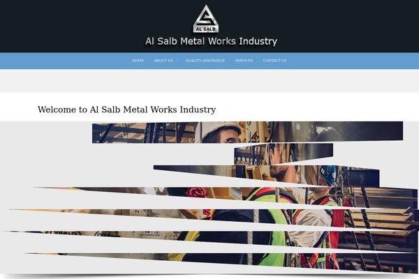 Marine theme site design template sample
