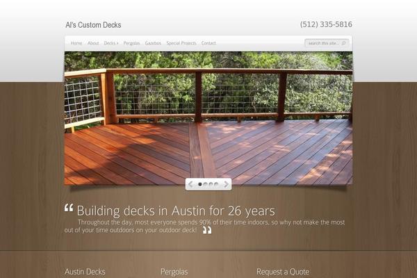 alscustomdecks.com site used Deepfocus
