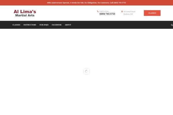 Samurai-school theme site design template sample