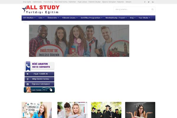 alsstudy.com.tr site used Sendigo-theme