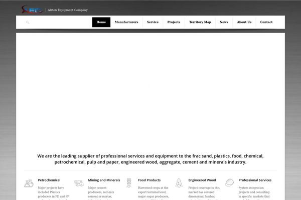 Sevent theme site design template sample