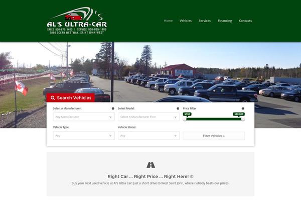 Auto Dealer theme site design template sample