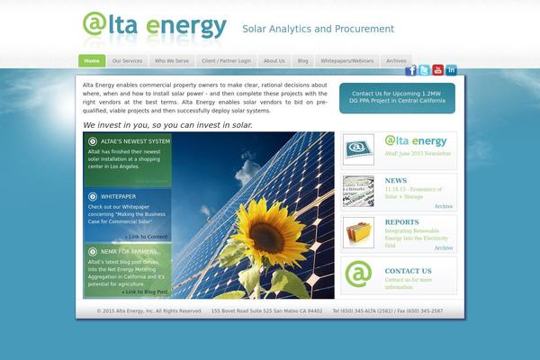 alta-energy.com site used Alta