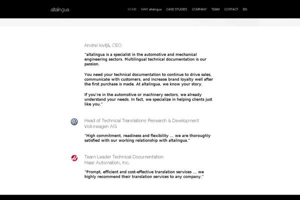 alta-lingua.com site used Altalingua
