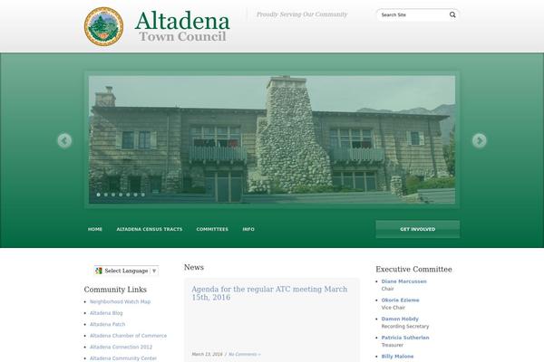 Aid theme site design template sample