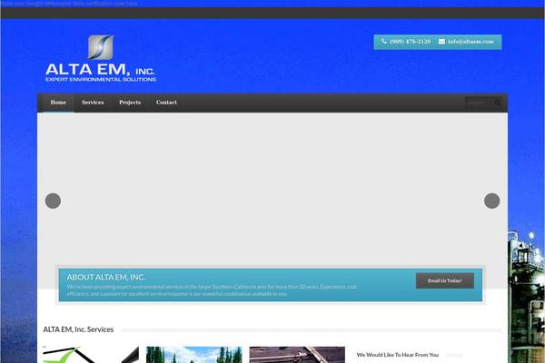 Verendus theme site design template sample