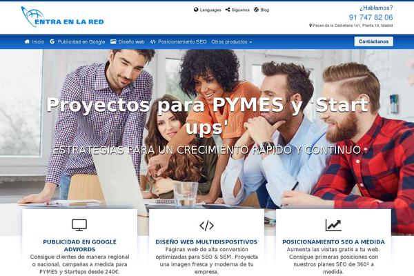 Response theme site design template sample