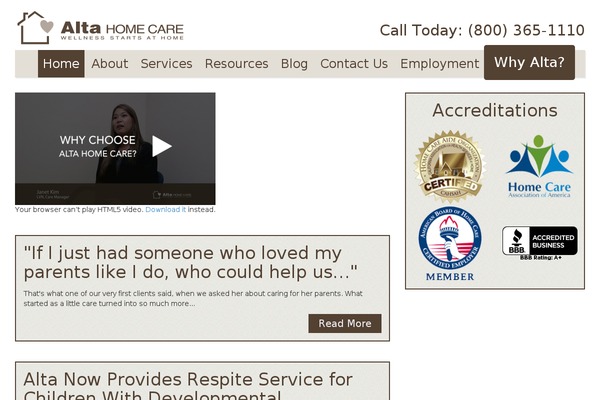 altahomecare.com site used Altahomecare2014