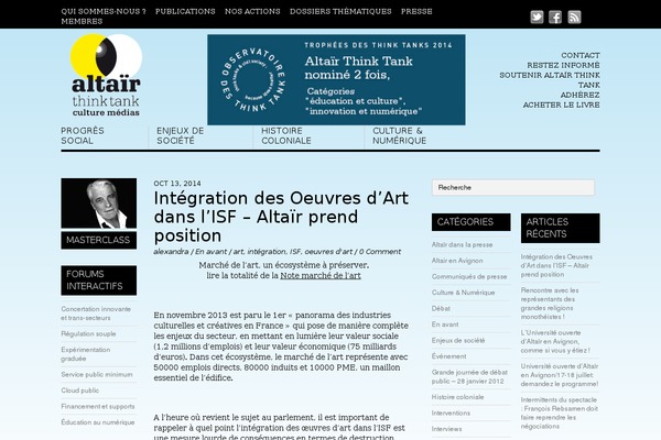 altair-thinktank.com site used Responz