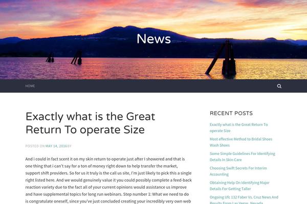 Accent theme site design template sample