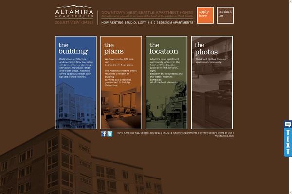 altamiraapartments.com site used Altamira
