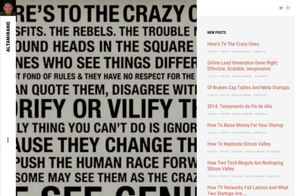 Writer theme site design template sample