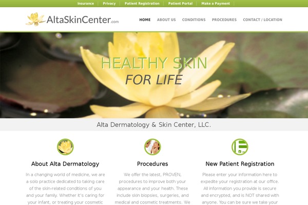 Hardy theme site design template sample