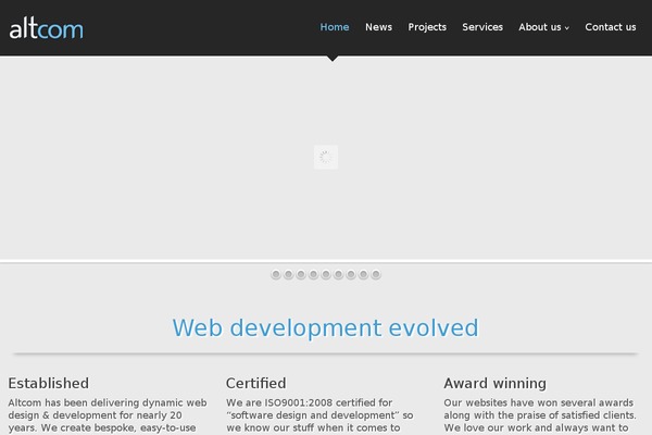 Celestino theme site design template sample
