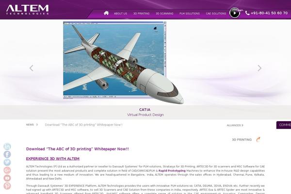 Salient theme site design template sample