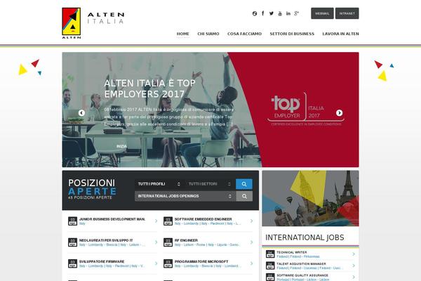 alten.it site used Alten2018