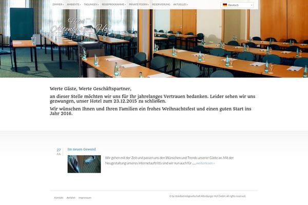 Wp_aegean5 theme site design template sample