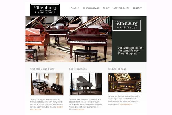 Dandelion theme site design template sample