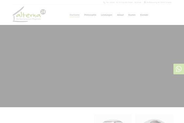 Site using Sticky-social-icons plugin