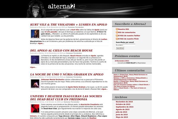 Site using 5gig Concerts plugin