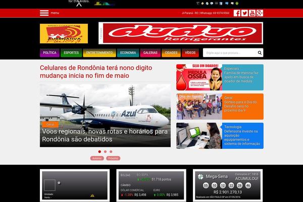 alternativa104.com site used NewsZone