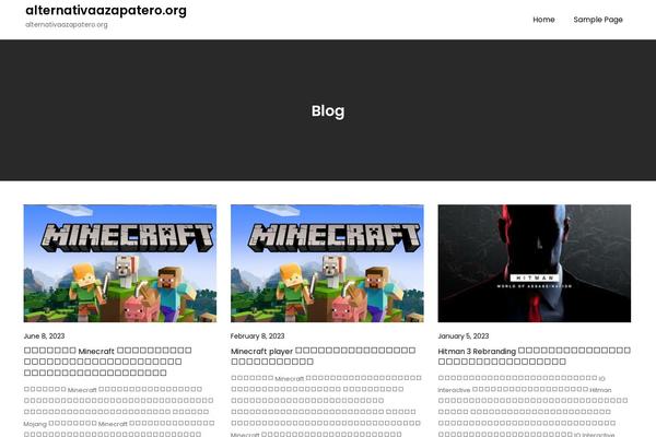 alternativaazapatero.org site used Blog-story