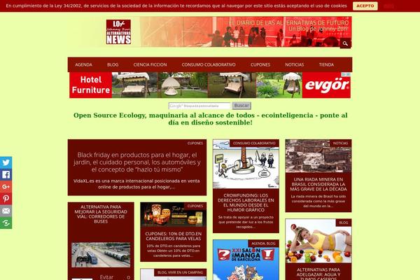 The Fox theme site design template sample