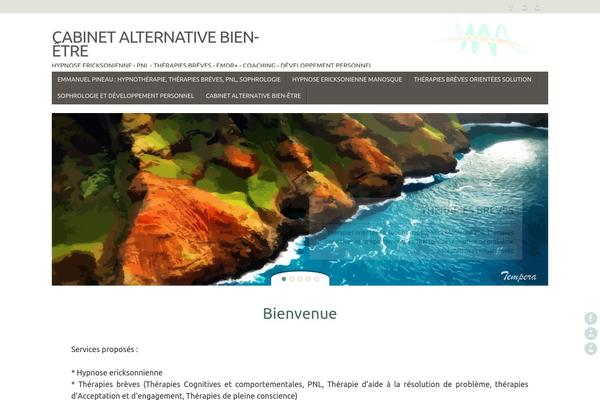 Tempera theme site design template sample