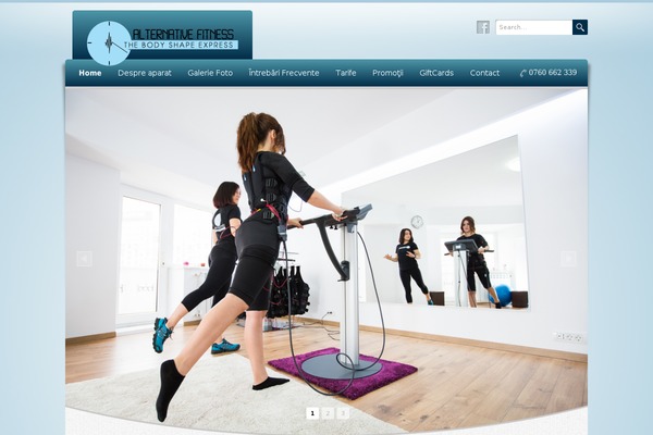 Wellness theme site design template sample