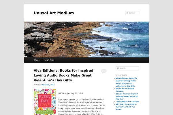 Twenty Eleven theme site design template sample